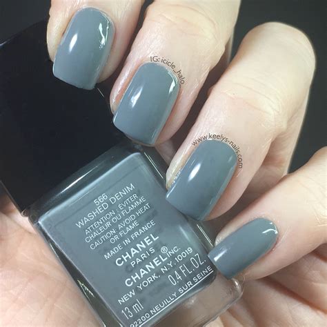 chanel nail spa|chanel washed denim nail polish.